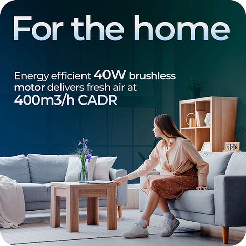 Avalla R-4200 air purifier with True HEPA filter & ioniser - for whole home