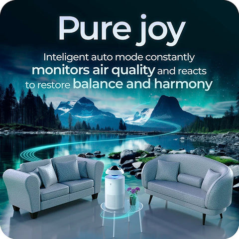 Avalla R-4200 air purifier with True HEPA filter & ioniser - for whole home