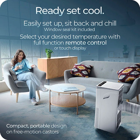 Avalla S-200 3-in-1 portable ac unit & 24L dehumidifier combo - for multi-rooms