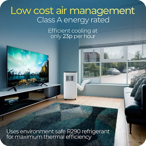 Avalla S-220 4-in-1 portable air conditioner, fan & 24L dehumidifier - for multi-rooms
