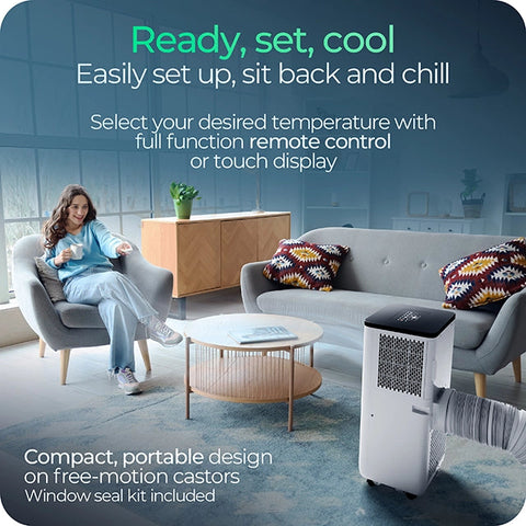 Avalla S-220 4-in-1 portable air conditioner, fan & 24L dehumidifier - for multi-rooms