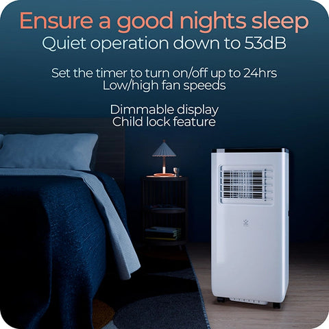 Avalla S-220 4-in-1 portable air conditioner, fan & 24L dehumidifier - for multi-rooms