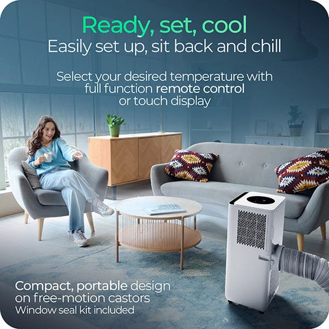 Avalla S-360 4-in-1 powerful portable air conditioner & 26L dehumidifier - 10000BTU