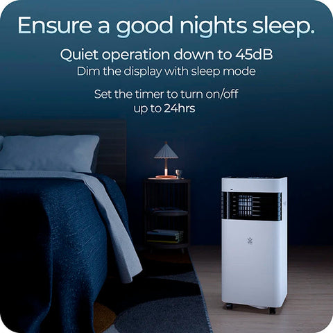 Avalla S-50 4-in-1 quiet air conditioner & 7L dehumidifier combo - for medium rooms