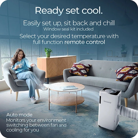Avalla S-50 4-in-1 quiet air conditioner & 7L dehumidifier combo - for medium rooms