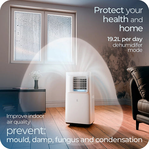 Avalla S-550 4-in-1 automatic portable air conditioner & 19L dehumidifier