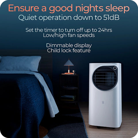 Avalla S-770 4-in-1 portable industrial air conditioner & 36L dehumidifier - 12000BTU