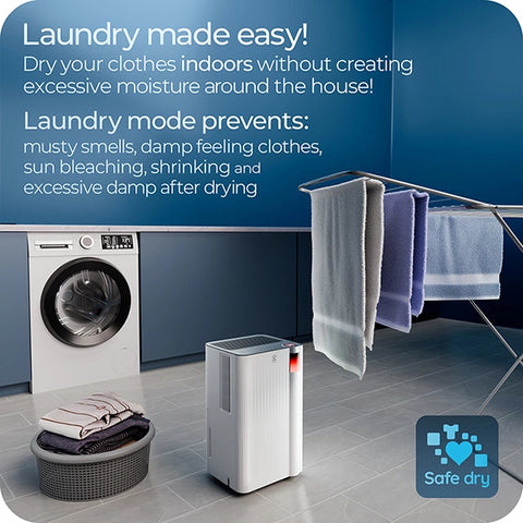 Avalla X-350 12L energy efficient dehumidifier & air purifier combo - for multi rooms