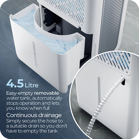 Avalla X-500 16L whole home dehumidifier - low energy & ultra quiet sleep mode